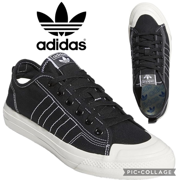 NWT Adidas Originals Nizza RF Core Canvas Sneakers – Men Size 6 & Women Size 7 - Picture 1 of 13